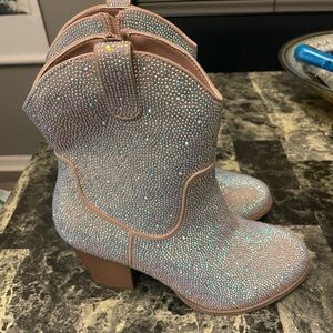 Sparkly Cowgirl Boots, Never Worn